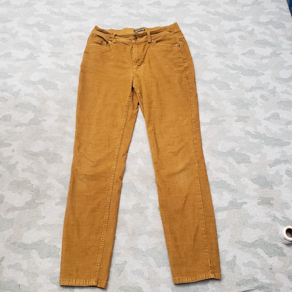 Toad&Co Pants Womens 6 Tan Skinny Corduroy Pockets